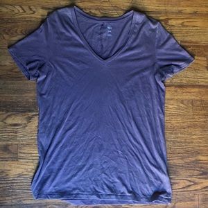 Urban Outfitters BDG V-Neck in Distressed Purple